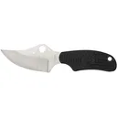 Spyderco ARK Fixed Blade Knife 2.56" Clip Point H-2 Satin Blade Fiberglass Reinforced Nylon (FRN) Handle Black - Spyderco