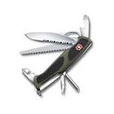 Victorinox Swiss Army Ranger 178 Grip Pocket Knife Stainless Steel Blade Polymer Handle Green/Black - Victorinox Swiss Army