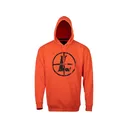 Leupold Men's Distressed Reticle Performance Hoodie Blaze Orange Large - Leupold