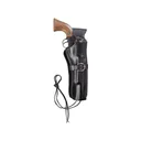 Triple K 114 Cheyenne Western OWB Holster Left Hand Ruger Single Six, Colt New Frontier, Heritage Rough Rider 4-5/8" Barrel Leather Black - Triple K