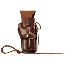 Triple K 114 Cheyenne Western OWB Holster Right Hand Ruger Single Six, Wrangler, Colt New Frontier, Heritage Rough Rider 5.5" Leather Walnut - Triple K