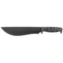 Ontario Spec Plus Gen II SP53 Fixed Blade Knife 10" Drop Point Recurve 5160 Black Carbon Steel Blade Kraton Handle Black - Ontario