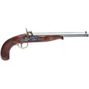 Pedersoli Continental Percussion Muzzleloading Pistol 45 Caliber 11" Chrome Barrel Walnut Stock - Pedersoli