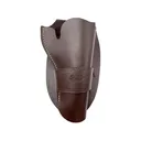Hunter 1082 Western Single Loop OWB Holster Right Hand Colt Single Action Army, Ruger New Vaquero 4.75" to 5.5" Leather Antique Brown - Hunter
