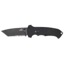 Gerber 06 Fast Assisted Opening Pocket Knife 3.875" Partially Serrated Tanto Point 7Cr17MoV Black Oxide Blade G-10 Handle Black - Gerber