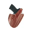 Gould & Goodrich B803 OWB Holster Right Hand 1911 Government, Browning Hi-Power Leather Chestnut - Gould & Goodrich