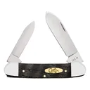 Case Canoe Pocket Knife 2.6" Spear Point Tru-Sharp Stainless Blade Oak Handle Black - Case Knives