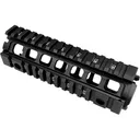 AR-STONER 2-Piece AR-15 Quad Rail Handguard Carbine Length Black - Ar-Stoner