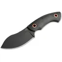 Boker Knives Nessmi Pro Fixed Blade Knife 2.76" Nessmuk D2 Black Blade Micarta Handle Black - Boker