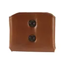 Galco DMC Double Stack Double Magazine Pouch 40 S&W, 9mm Leather Tan - Galco