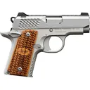 Kimber Micro Raptor 380 ACP Pistol 2.75" Barrel 7+1 Round Silver Slide Wood Grip Silver Frame - Kimber