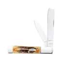 Case Razor Pocket Knife 3" Razor/Pen Tru-Sharp Stainless Blade 6.5 BoneStag Handle Bone - Case Cutlery