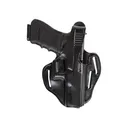 Bianchi 77 Piranha OWB Holster Right Hand S&W J Frame 2" Leather Black - Bianchi Holsters
