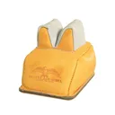 Protektor Custom Super Slick Silver Bunny Ear Rear Shooting Rest Bag with Heavy Bottom Leather Tan Filled - Protektor