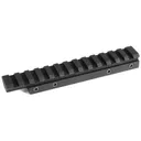 EGW Heavy Duty 1-Piece Picatinny Scope Base 3/8 Dovetail Adapter CZ 452, 453, 455, 511 Matte Black - EGW
