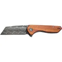 CIVIVI ExOne Pocket Knife 2.94" Reverse Tanto Nitro-V Damascus Blade Guibourtia Wood Handle - CIVIVI Knives