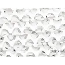 Camo Systems Premium Series Ultra-Lite Camouflage Netting Blind Material Polyester 7'10" x 19'8" Snow Camo - Camo Systems