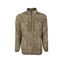 Ol' Tom Men's Tech Quarter Zip Shirt Mossy Oak Bottomland Medium - Ol' Tom