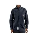 Carhartt Men's FR Loose Fit Midweight Twill Long Sleeve Shirt Dark Navy Medium - Carhartt