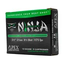 Apex Turkey Ninja TSS 12 Gauge Ammo 3-1/2" #8-1/2 Tungsten Shot 2-1/2 oz Box of 5 - Apex Ammunition