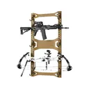 Savior Equipment Horizontal Wall Rack Flat Dark Earth - Savior Equipment