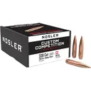 Nosler Custom Competition 338 Caliber (338 Diameter) Bullets 250 Grain Jacketed Hollow Point Box of 100 - Nosler