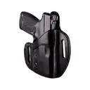 Urban Carry LockLeather OWB Holster Right Hand FN FN9, FNS9C, HK P2000, P30, USP, VP9, Sig Sauer P220, P320, Springfield XD9 Leather Black - Urban Carry