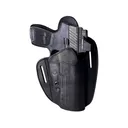 Urban Carry LockLeather OWB Holster Right Hand Glock 42, Kimber Micro 9, Sig Sauer P365, P365SAS, Smith & Wesson CSX Optics Ready Leather Black - Urban Carry Holsters