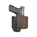 Comp-Tac Warrior OWB Holster Right Hand Glock 19 Gen 5 with Streamlight TLR-1/HL Kydex Black - Comp-Tac