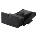 Kensight Adjustable Deep Notch 1911 Rear Sight Bo-Mar Cut Steel Black Square Blade Fully Serrated - Kensight