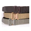 CrossTac D-Belt II Tactical Belt 1-3/4" Steel Cobra Buckle Nylon Black 40" to 42" - Crosstac