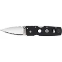 Cold Steel Hold Out Pocket Knife 3" Fully Serrated Spear Point CPM S35VN Polished Blade G-10 Handle Black - Cold Steel