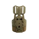 Safariland Drop Flex Adapter with Leg Shroud Assembly and QLS 22 Polymer Flat Dark Earth - Safariland