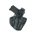 Gould & Goodrich B803 OWB Holster Left Hand S&W L Frame, Ruger GP100, SP101 3 to 4" Leather Black - Gould & Goodrich