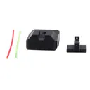 Warren Tactical Sight Set for 1911 Novak Cut Plain Tactical Rear, Fiber Optic Front Steel Matte - Warren Tactical