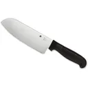 Spyderco Santoku Kitchen Knife 6.81" MBS-26 Stainless Satin Blade Fiberglass Reinforced Nylon (FRN) Handle Black - Spyderco