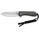 CIVIVI Elementum Fixed Blade Knife 3.98" Drop Point D2 Satin Blade Micarta Handle Dark Green - CIVIVI Knives