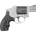Hogue Bantam Grips for for S&W J-Frame Round Butt G10 Smooth Black and Gray - Hogue