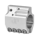 JP Enterprises Adjustable Low Profile Gas Block Standard Barrel .750" Inside Diameter Stainless Steel Silver - JP Enterprises