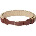 Triple K 70 12 Gauge Shotgun Shell Belt Large 38-43" Leather Walnut Oil - Triple K