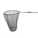 Ranger Landing Nets Hook Free Series Landing Net 36" Handle 18" x 18" Round Hoop Black Rubber - Ranger