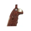 Smith & Wesson Grips with Finger Grooves S&W K Frame Rosewood - Smith & Wesson