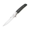 Bear & Son G21 Folding Knife 3.375" Drop Point D2 Satin Blade G-10 Handle Black - Bear & Son