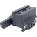 American Defense Quick-Detachable Fixed Magnifier Mount Flik, VMX-3,T & G33 Magnifiers Lower 1/3 Co-Witness Standard Lever Matte Black - American Defense Manufacturing