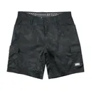 AFTCO Men's Deckhand Fishing Shorts Black Storm Camo 30" Waist 9" Inseam - Aftco