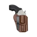 Tulster RATH IWB Holster Ambidextrous Smith & Wesson Model 637 7.875" J-Frame 38 Special Kydex Tru-Hide Whiskey - Tulster