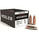 Nosler AccuBond 9.3mm, 360 Number 2 (366 Diameter) Bullets 250 Grain Bonded Polymer Tip with Cannelure Box of 50 - Nosler