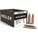 Nosler AccuBond 338 Caliber (338 Diameter) Bullets 250 Grain Bonded Polymer Tip Box of 50 - Nosler
