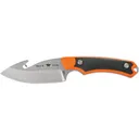 Buck Knives 664 Alpha Hunter Select Fixed Blade Knife 3.75" Drop Point with Gut Hook 420HC Stonewashed Blade Glass Filled Nylon Handle Orange - Buck Knives