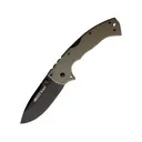 Cold Steel 4-Max Scout Pocket Knife 4" Drop Point AUS-10 Black Blade Griv-Ex Handle Dark Earth - Cold Steel